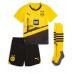 Borussia Dortmund Donyell Malen #21 Hemmakläder Barn 2023-24 Kortärmad (+ Korta byxor)